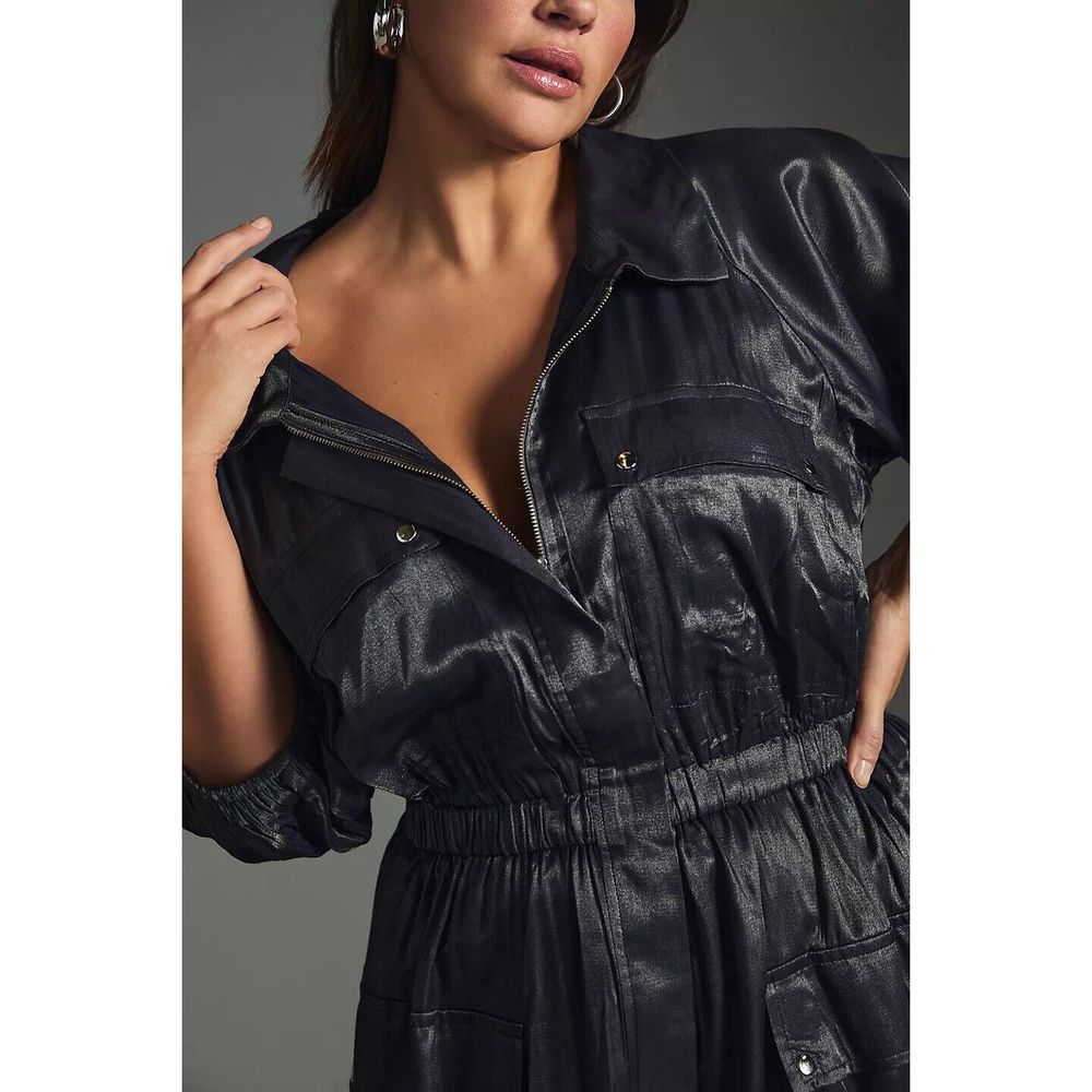 Anthropolgie x Samant Chauhan Utility Shirt Dress Size 1XL - Picture 9 of 15